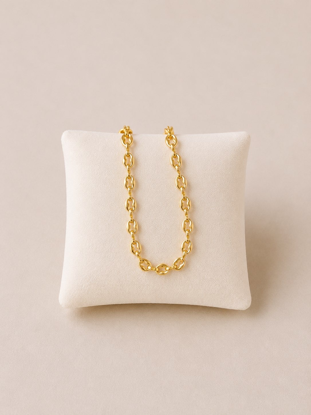 Collier graine de café gold