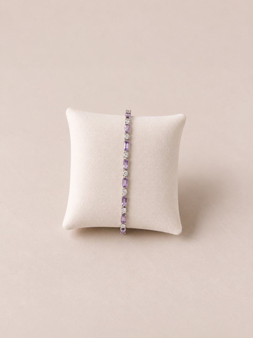 Bracelet Baguette Purple